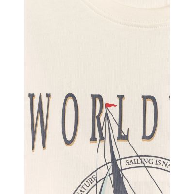 6. Herren-T-Shirt mit Aufdruck, regulär, Größe 4F 4FRSS26TTSHM3993-11S