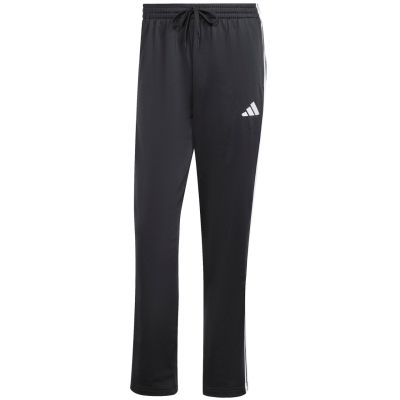2. adidas Herren-Trikothose mit 3 Streifen, normaler Passform und offenem Saum, Schwarz, JI8802