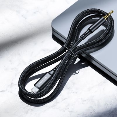 6. Choetech AUX009 Beleuchtung/Miniklinke 3,5 mm Kabel 2 m – schwarz