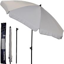 GARTENSCHIRM 185 CM GRAU