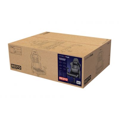 7. TRUST GXT708 RESTO CHAIR BLACK Gaming-Stuhl