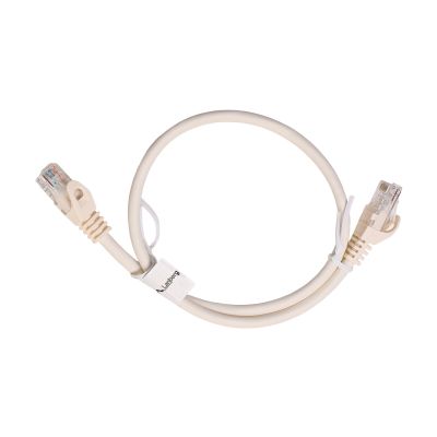 4. Patchkabel U/UTP Lanberg PCU6-10CC-0050-W (RJ45 - RJ45; 0,50 m; UTP; Kat. 6; weiß)
