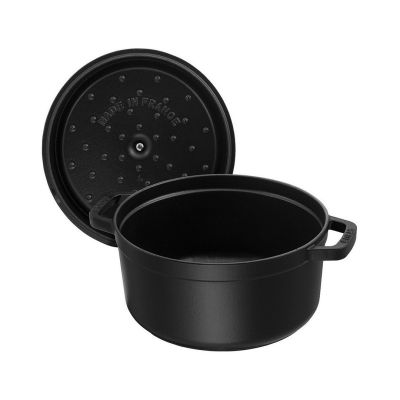 3. Staub Runder Gusseisentopf – 3,8 l, Schwarz