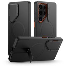 Tech-Protect Kevlar Aura MagSafe Case für Samsung Galaxy S25 Ultra - Schwarz/Orange