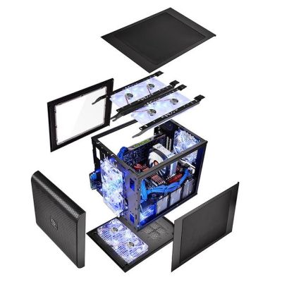 16. Thermaltake Core V21 CA-1D5-00S1WN-00 Gehäuse (Micro ATX, Mini ITX; Schwarz)