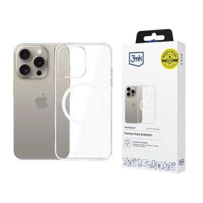 3mk Clear MagCase Hülle für Apple iPhone 15 Pro Max – transparent