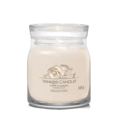 6. Mittlere Kerze WARM CASHMERE YANKEE