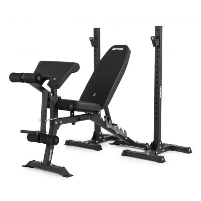 9. ZIPRO SUPERSET Verstellbare Trainingsbank, verstellbare Rückenlehne, verstellbarer Sitz, Fitnessstudio, Heimstudio, Schwarz