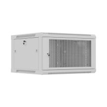 LANBERG Wandregalschrank 19" 6U 600x600 GRAU PERFORATIONSTÜR (BAUFLAUF)