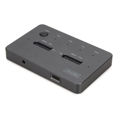 4. Digitus NVMe Klonstation USB 3.1 Gen2 Typ-C NVMe M.2 SSD-Gehäuse