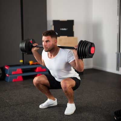 12. HMS SGR40 PRO SET 2-in-1 verstellbares Hantelset 43,5 kg