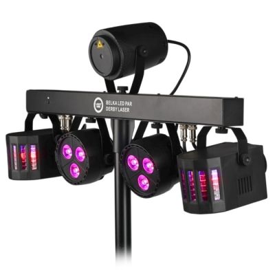 5. LIGHT4ME LED-PAR-DERBY-LASERSCHEIN MIT MEHREREN EFFIZIENTEN
