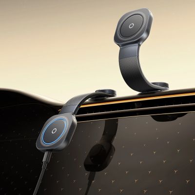 14. Baseus PrimeTrip C03Pro Kfz-Armaturenbretthalterung mit kabellosem Ladegerät, MagSafe-kompatibel – Schwarz