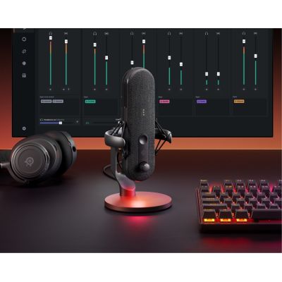 2. Steelseries ALIAS Black Mikrofon für PC