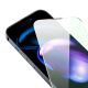 7. Baseus Vollbild-Hartglas für iPhone 14 Pro mit Anti-Blaulichtfilter und 0,3-mm-Lautsprecherabdeckung + Montagerahmen
