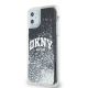 7. DKNY Liquid Glitter Big Logo Hülle für iPhone 11 / Xr - Schwarz