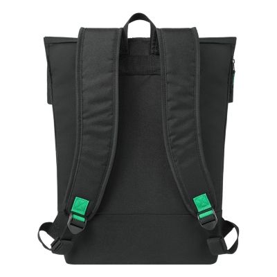 4. Rivacase Gremio City Rucksack, Schwarz, Polyester, Recyceltes Polyethylenterephthalat (rPET)