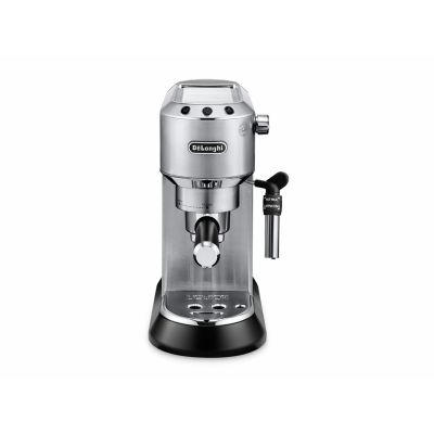 7. DeLonghi Dedica Style EC 685.M Siebträger-Kaffeemaschine (1350W; silberfarben)