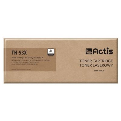 Actis TH-53X Toner (ersetzt HP 53X Q7553X, Canon CRG-715H; Standard; 7000 Seiten; schwarz)