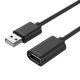 UNITEK USB 2.0 Verlängerungskabel, AM-AF, 2 m, Y-C450GBK