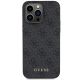 3. Guess 4G Metal Gold Logo iPhone 15 Pro Hülle - Grau