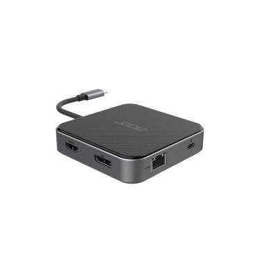 ACER 7-in-1 USB4 8K Multi-Display-Hub (1x HDMI/1x DP/2x USB 3.2/USB-C/RJ45/Audi)