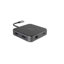 ACER 7-in-1 USB4 8K Multi-Display-Hub (1x HDMI/1x DP/2x USB 3.2/USB-C/RJ45/Audi)