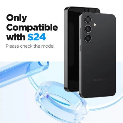 12. Spigen Glas.tR EZ Fit gehärtetes Glas für Samsung Galaxy S24 - 2 Stk.