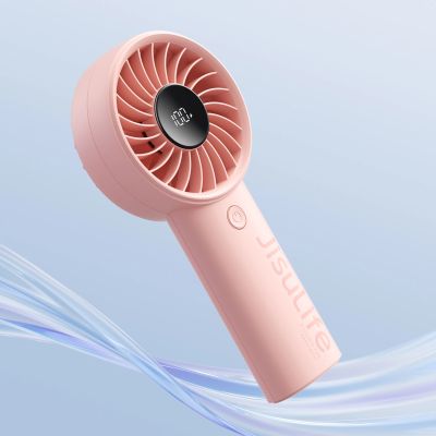 5. Jisulife Handventilator Life4 3600mAh Tragbarer USB-Ventilator - Rosa