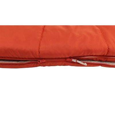3. Outwell Contour Lux Rechteckiger Schlafsack für Erwachsene aus Polyester, Rot