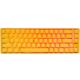 Ducky One 3 Yellow SF Gaming-Tastatur USB US Englisch Gelb