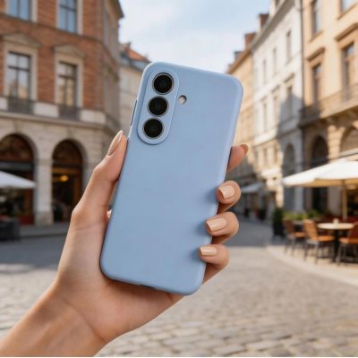 7. Tech-Protect Silikon-MagSafe-Hülle für Samsung Galaxy S26 – Blau