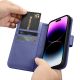 16. iCarer Wallet Case 2in1 Cover iPhone 14 Pro Anti-RFID Leder Flip Case Hellviolett (WMI14220726-LP)