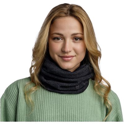 4. Buff Merino Fleece Schlauchschal – black
