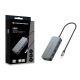 5. Conceptronic ABBY24G Dockingstation, kabelgebunden, USB 3.2 Gen 1 (3.1 Gen 1), Typ-C, Grau