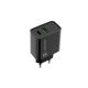 2. NATEC RIBERA USB-A + USB-C 20W POWER DELIVERY LADEGERÄT SCHWARZ NUC-2062