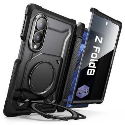 Supcase UB Grip Mag MagSafe Privacy Case für Samsung Galaxy Z Fold 8 - Schwarz