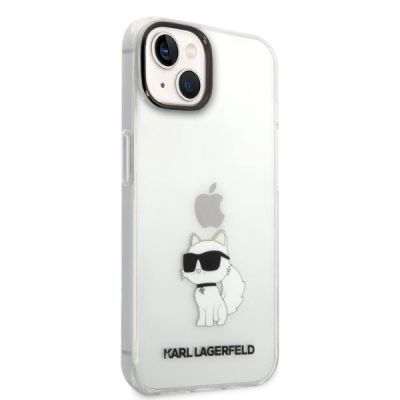 4. Karl Lagerfeld Ikonik Choupette Hülle für iPhone 14 Plus – transparent