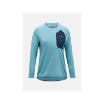 PEAK PERFORMANCE W Freelight Polartec Grid Crew Sweatshirt Blau