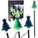 Dekorative Gartenlampen, Wegeleuchten, 3-teilig, Weihnachtsbaumspiegel