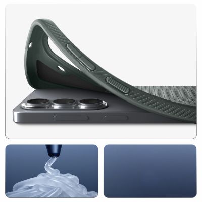 20. Spigen Liquid Air Mag MagSafe Hülle für Samsung Galaxy S26+ - Grün