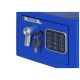 6. Yale Mini-Elektroniksafe Blau YSV Mini blau Basissafe