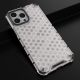 14. Honeycomb Handyhülle Schutzhülle mit TPU Rahmen für iPhone 13 Pro Max transparent