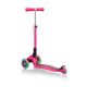 7. Globber Faltbarer 3-Rad-Scooter mit Lichtern Fuchsia Jr 437-110