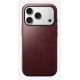 7. Nomad Moderne Lederhülle für 16 cm (6,3") Mobiltelefone, Burgunderrot