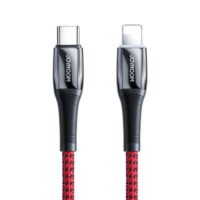 Joyroom S-1224K2 USB-C/ Lightning PD-Kabel 20 W 2,4 A 1,2 m – rot