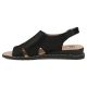 3. Schwarze Damen-Ledersandalen Filippo DS4470