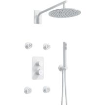 Unterputz-Duschset mit Thermostat-Box – inklusive Duschkopf