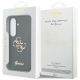 8. Guess Fixed Glitter Big 4G Metal Logo Hülle für Samsung Galaxy S26 - Schwarz