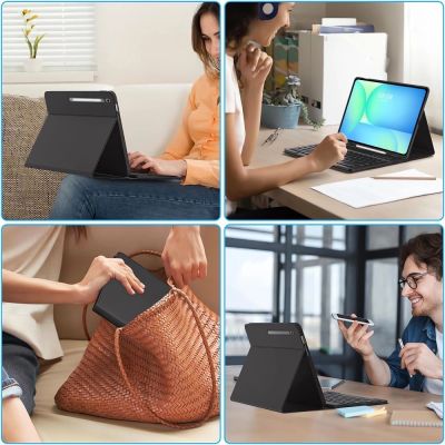 10. Tech-Protect SC Pen + Tastaturhülle für Samsung Galaxy Tab S10 FE+ 13.1 X620 / X626B - Schwarz